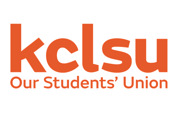KCL Student's Union logo in orange text