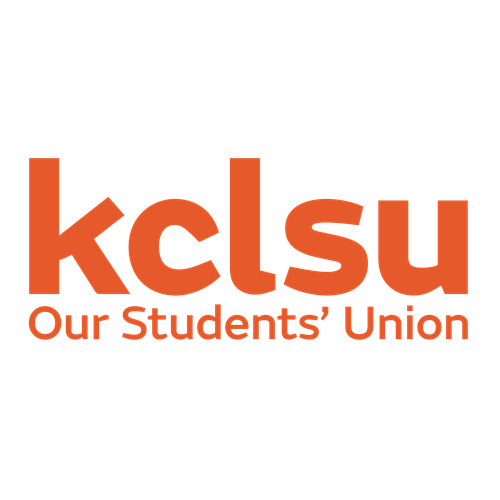 KCL Student's Union logo in orange text