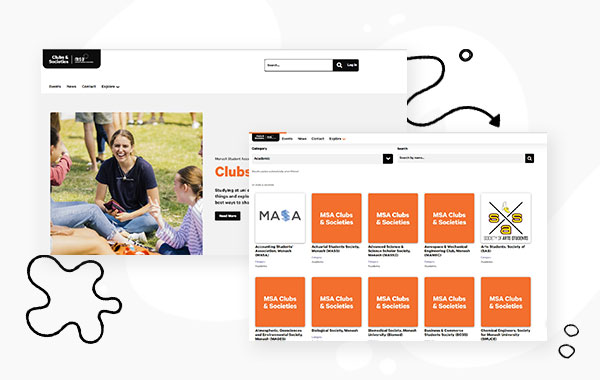 Monash Student Association logo