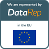 Image of DataRep logo with EU flag